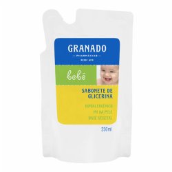 Sabonete De Glicerina Líquido Granado Bebê Tradicional Refil 250ml