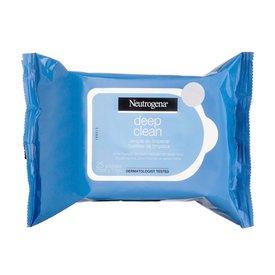 LENÇO DEMAQUILANTE NEUTROGENA DEEP CLEAN  25 UNIDADES