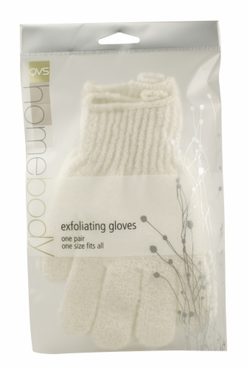 Luva Esfoliante Para Banho Qvs Branca