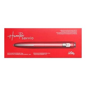 CANETA APLICADORA DE INSULINA HUMAPEN SAVVIO VERMELHA 3ML