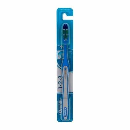 ESCOVA DENTAL MÉDIA ORAL-B 123