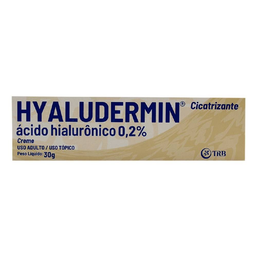 Hyaludermin Ácido Hialurônico 0,2% Trb Creme 30g
