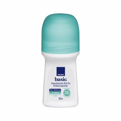 DESODORANTE ROLL ON PANVEL BASIC SEM PERFUME 50 ML