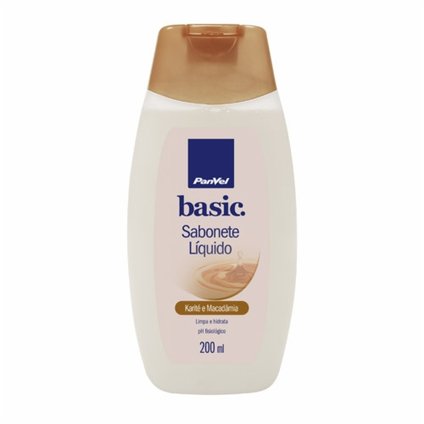 SABONETE LÍQUIDO PANVEL BASIC KARITÉ E MACADÂMIA 200ML