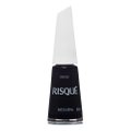 ESMALTE RISQUÉ ESCURO CREMOSO PRETO SÉPIA 8ML
