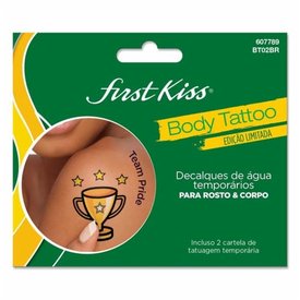 TATOO P/ CORPO FIRST KISS TEAM PRIDE