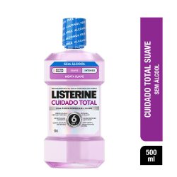 Enxaguante Bucal Listerine Cuidado Total Suave 500ml