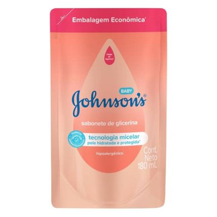 SABONETE LIQUIDO JOHNSONS BABY CABEÇA AOS PÉS REFIL 180ML