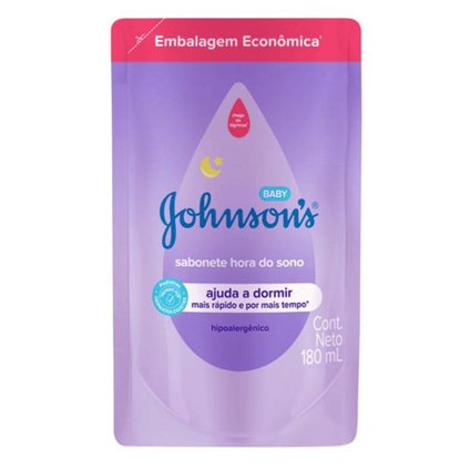 SABONETE LÍQUIDO RELAXANTE REFIL JOHNSON'S BABY HORA DO SONO 180ML