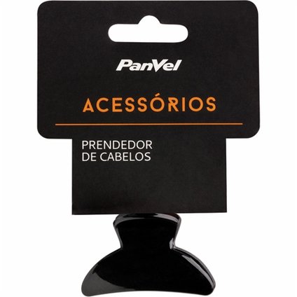 PIRANHA PARA CABELO PANVEL ACESSÓRIOS PRETA PEQUENA