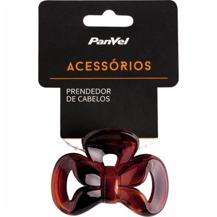 PIRANHA PARA CABELO LAÇO PANVEL ACESSÓRIOS TARTARUGA MÉDIA