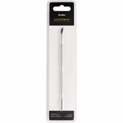 Espátula Duplex Aço Inox Panvel Acessórios (empurrador E Raspador De Cutícula)