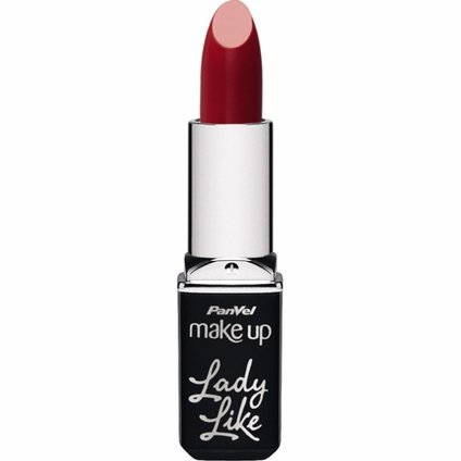 BATOM PANVEL MAKE UP LADY LIKE CREMOSO VERMELHO GLAMOUR