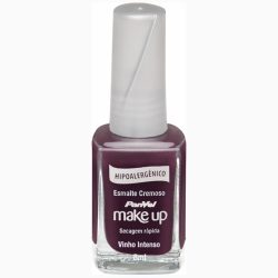 Esmalte Cremoso Hipoalergênico Panvel Make Up Vinho Intenso 8ml