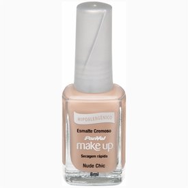 ESMALTE CREMOSO HIPOALERGÊNICO PANVEL MAKE UP NUDE CHIC 8ML