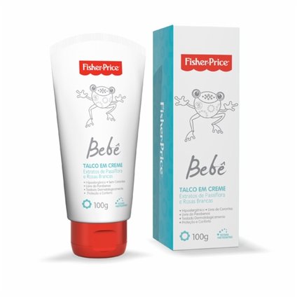 TALCO EM CREME FISHER-PRICE BEBE 100G