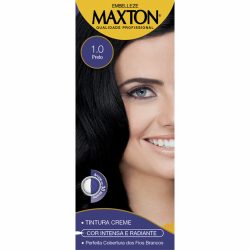 Tintura Maxton 1.0 Preto Kit Pratico