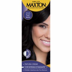 Tintura Maxton 2.0 Preto Natural Kit Pratico