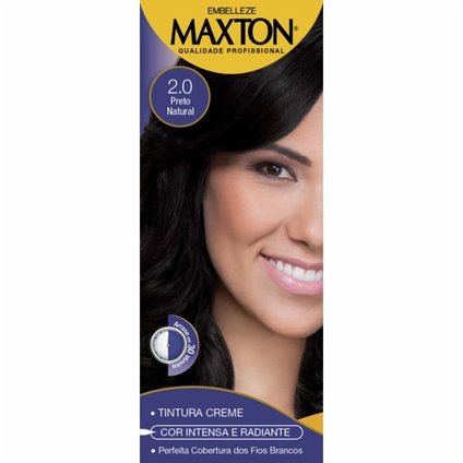TINTURA MAXTON 2.0 PRETO NATURAL KIT PRÁTICO