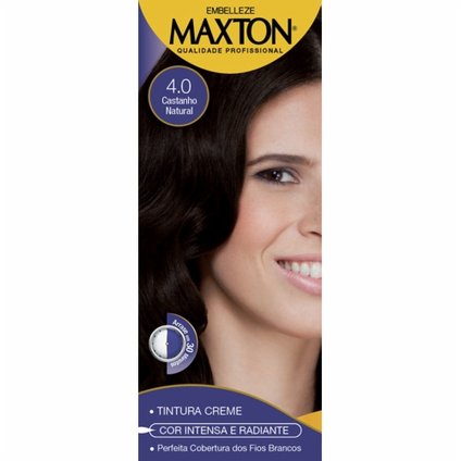 TINTURA MAXTON 4.0 CASTANHO NATURAL KIT PRÁTICO