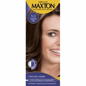 TINTURA MAXTON 5.0 CASTANHO CLARO KIT PRÁTICO