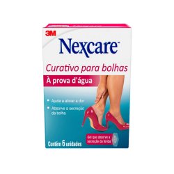 Curativo Nexcare Para Bolhas Com 6