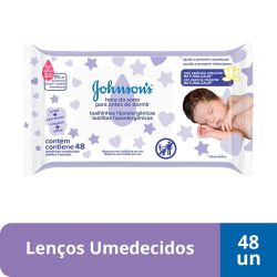Lencos Umedecido Johnson's Baby Hora Do Sono C/48