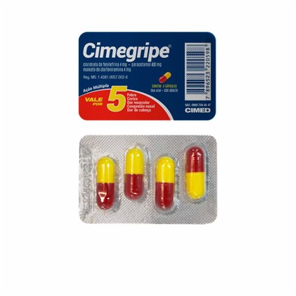CIMEGRIPE 4 CÁPSULAS