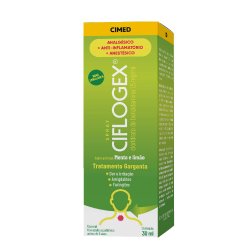 Pastilha De Garganta Ciflogex Spray 1,5mg/ Ml Menta 30ml