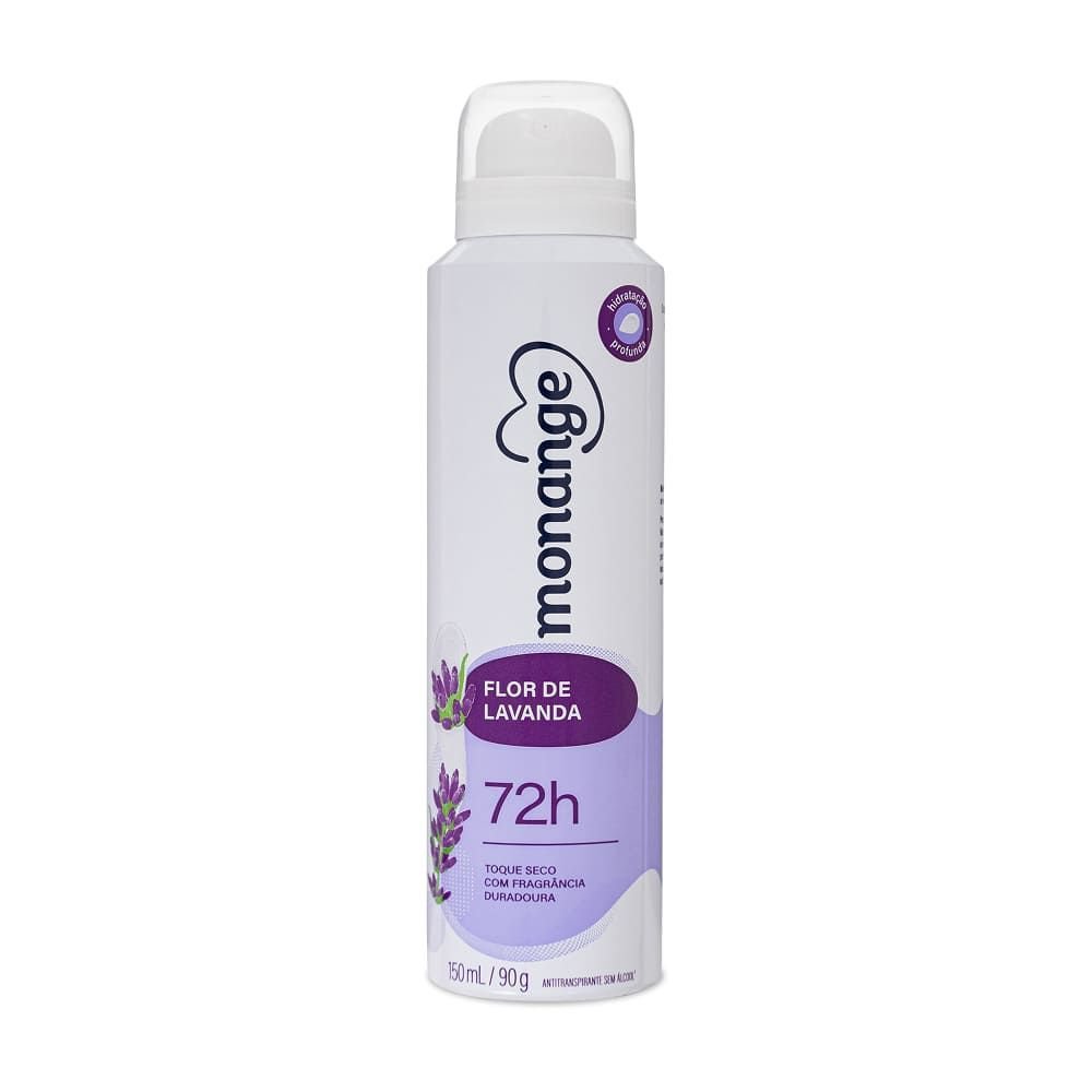 Desodorante Aerosol Monange Flor De Lavanda 150ml