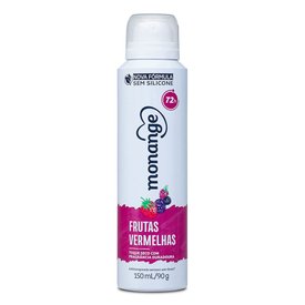 DESODORANTE AEROSSOL MONANGE FRUTAS VERMELHAS 90G