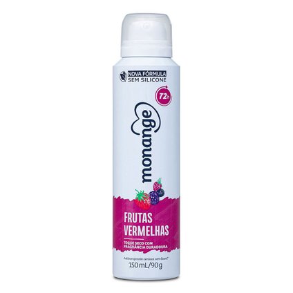 DESODORANTE AEROSSOL MONANGE FRUTAS VERMELHAS 90G