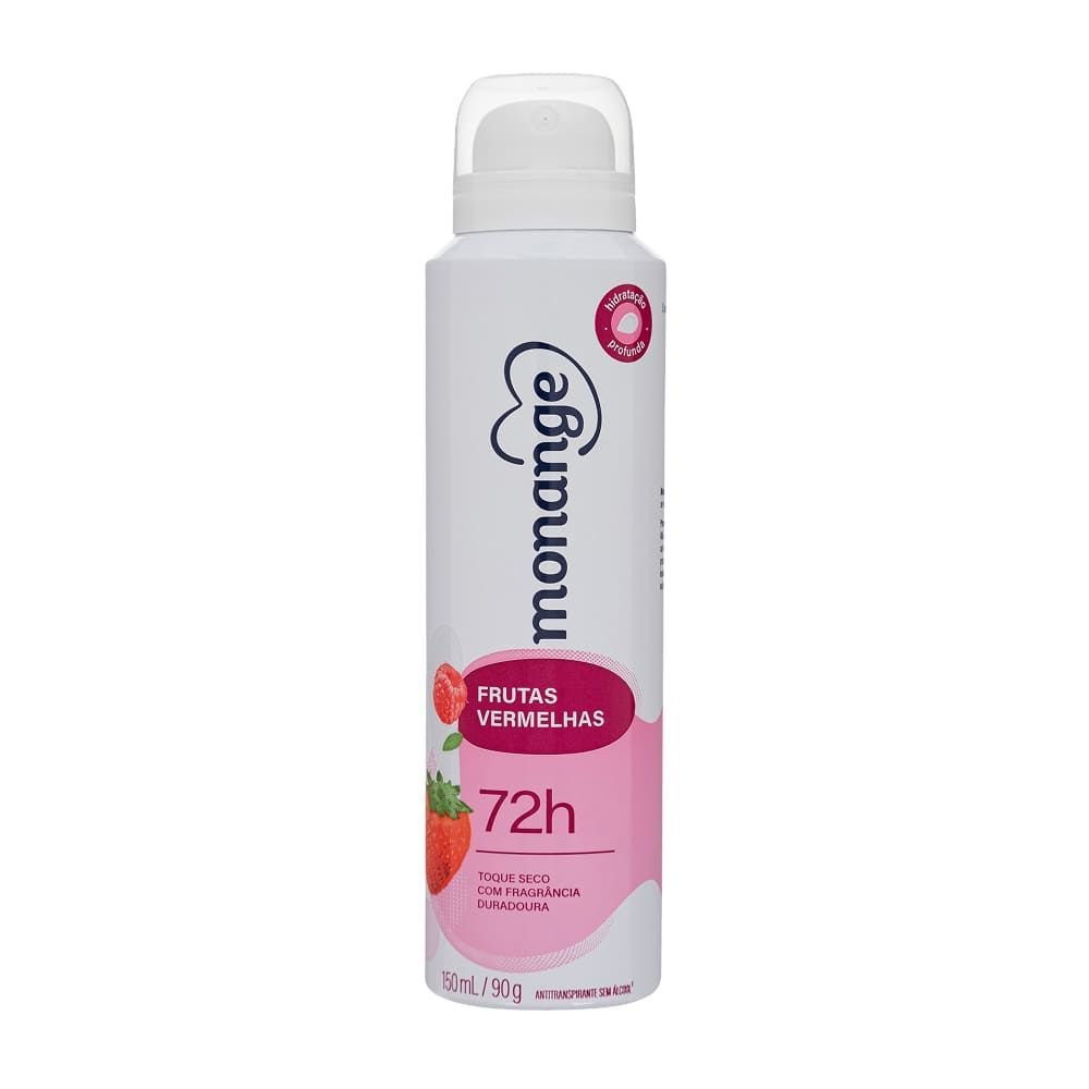 Desodorante Aerossol Monange Frutas Vermelhas 150ml
