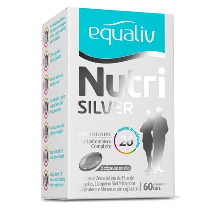 MULTIVITAMÍNICO EQUALIV NUTRI SILVER 60 CÁPSULAS