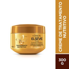 CREME DE TRATAMENTO L'ORÉAL PARIS ELSEVE ÓLEO EXTRAORDINÁRIO NUTRIÇÃO INTENSA 300G