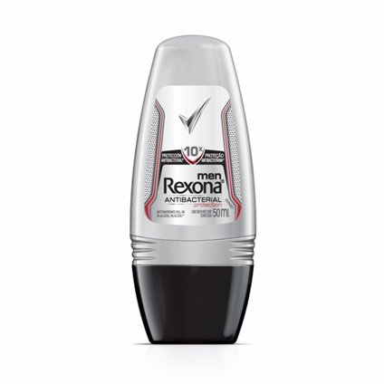 DESODORANTE ROLL ON REXONA MEN ANTIBACTERIAL 50ML