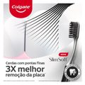 ESCOVA DENTAL CERDAS MACIAS COLGATE SLIM SOFT BLACK PREMIUM 2 UNIDADES