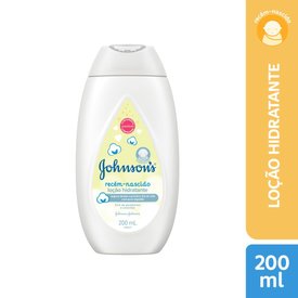 LOÇÃO HIDRATANTE JOHNSONS BABY RECÉM NASCIDO 200ML