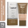 PROTETOR SOLAR EPISOL COLOR PELE CLARA FPS 70 40G