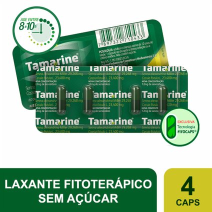 TAMARINE 12MG 4 CÁPSULAS