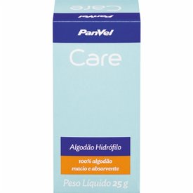 ALGODÃO HIDRÓFILO PANVEL CARE CAIXA 25G (ROLO)