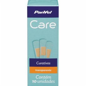 CURATIVO PANVEL CARE TRANSPARENTE C/10 UNIDADES