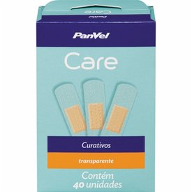 CURATIVO PANVEL CARE TRANSPARENTE C/40 UNIDADES