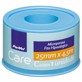 FITA MICROPOROSA HIPOALERGÊNICA PANVEL CARE 25MMX4,5M