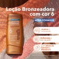 LOÇÃO BRONZEADORA CENOURA BRONZE FPS6 COM COR 110ML