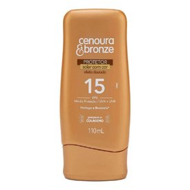 PROTETOR SOLAR CORPORAL COM COR CENOURA  BRONZE FPS15 110ML