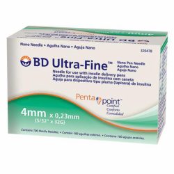 Agulha Descartavel Bd P/caneta 4mm Pentapoint C/100