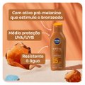 PROTETOR SOLAR NIVEA SUN PROTECT & BRONZE FPS15 200ML