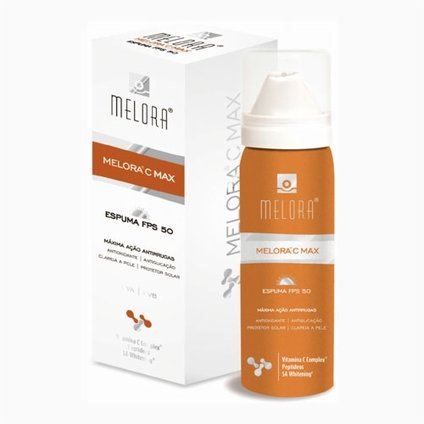 MELORA C MAX ESPUMA FPS 50 45ML