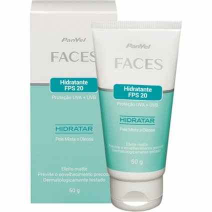 HIDRATANTE FPS20 PANVEL FACES PELE MISTA A OLEOSA 50G